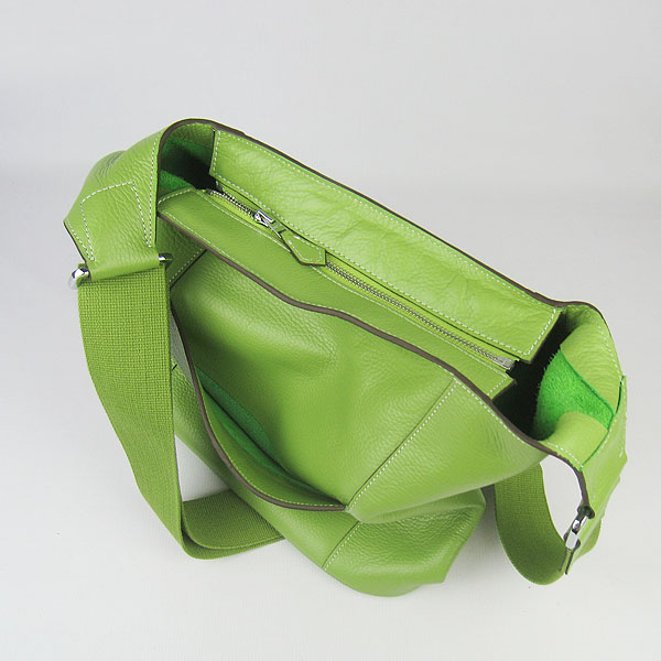 Knockoff Hermes Good News H Women Shoulder Bag Green H2801 - Click Image to Close